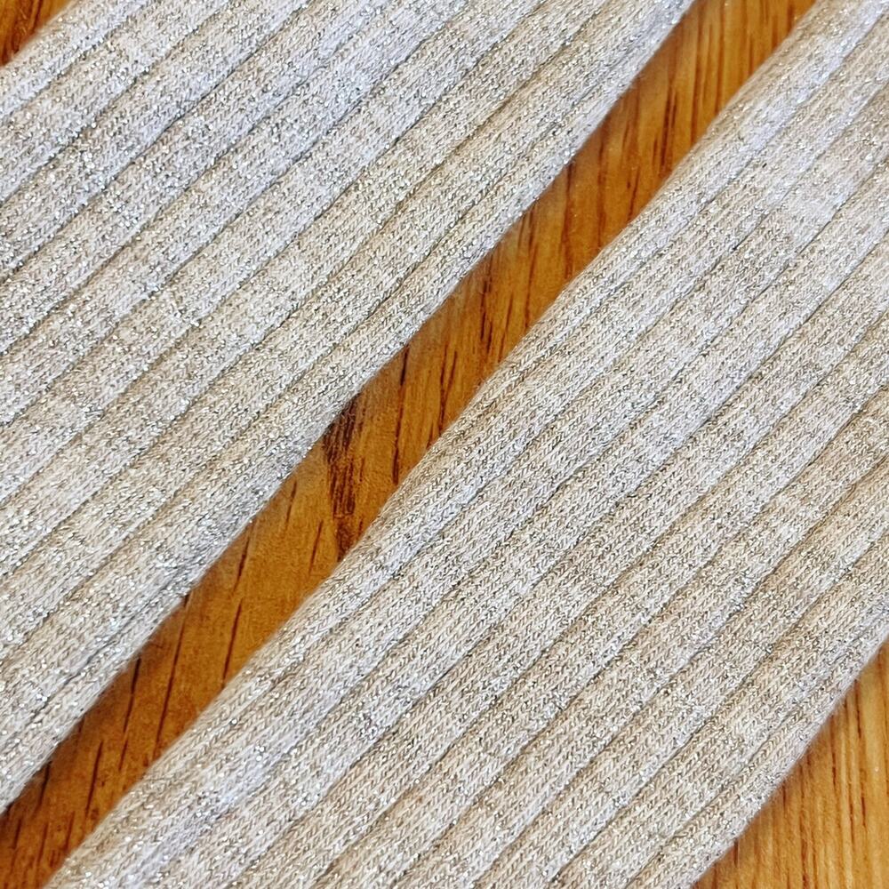 Mini Boden Gold Ribbed Tights - Picture 5 of 11